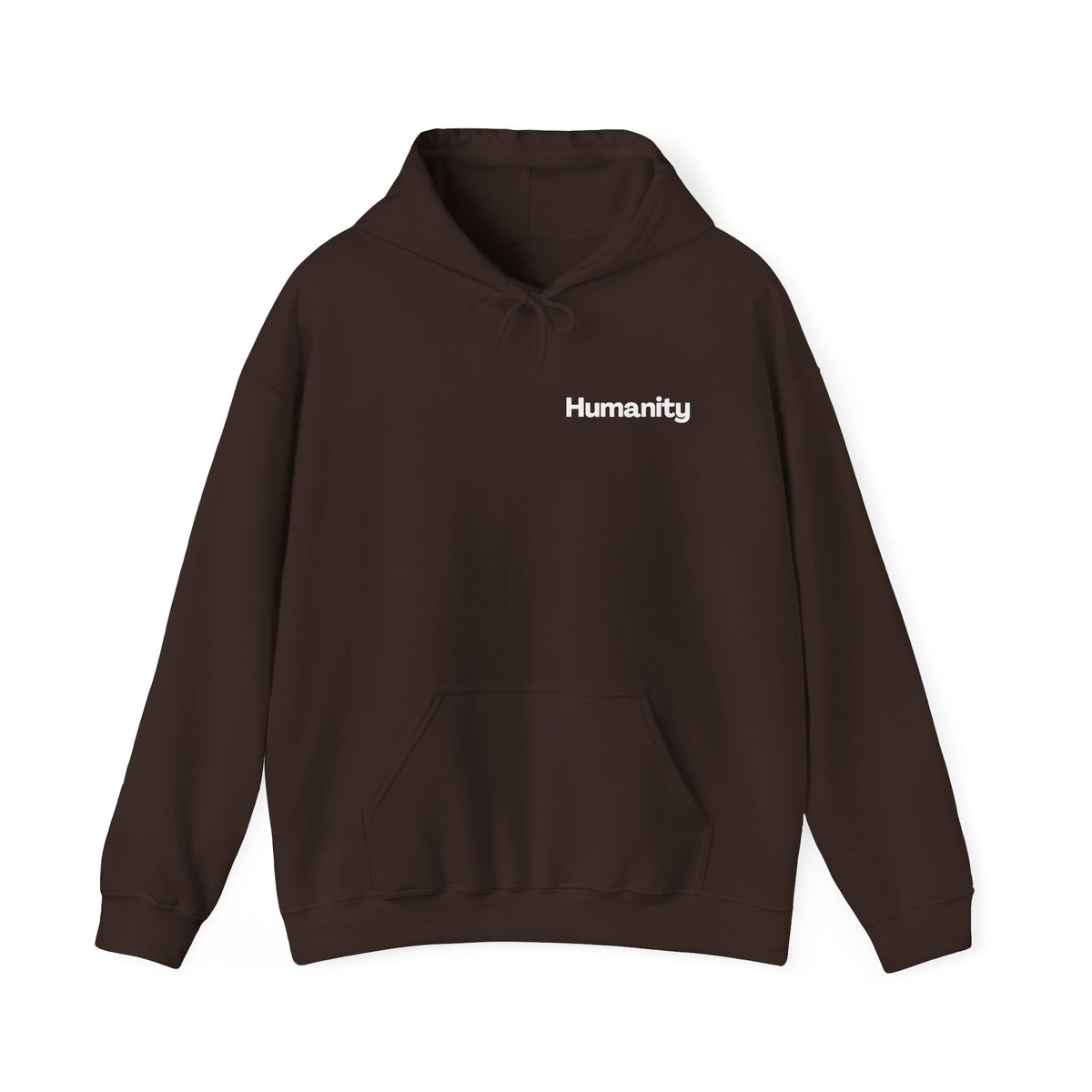 Humanity Hoodie — "I Am Because We Are" Back Print Community Graphic Hoodie