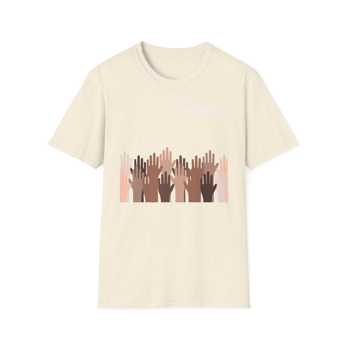 Humanity T-Shirt — Raised Hands Diversity Tee (Solidarity, Inclusion)