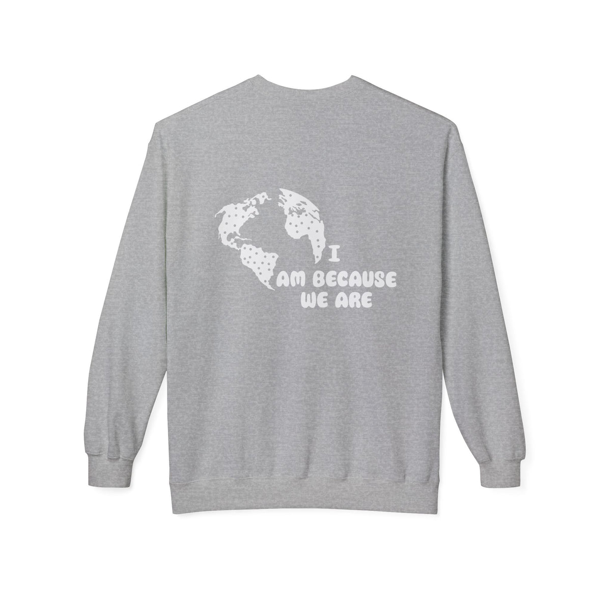 Humanity Crewneck Sweatshirt — Minimalist Black Pullover with 'Humanity' Chest Print