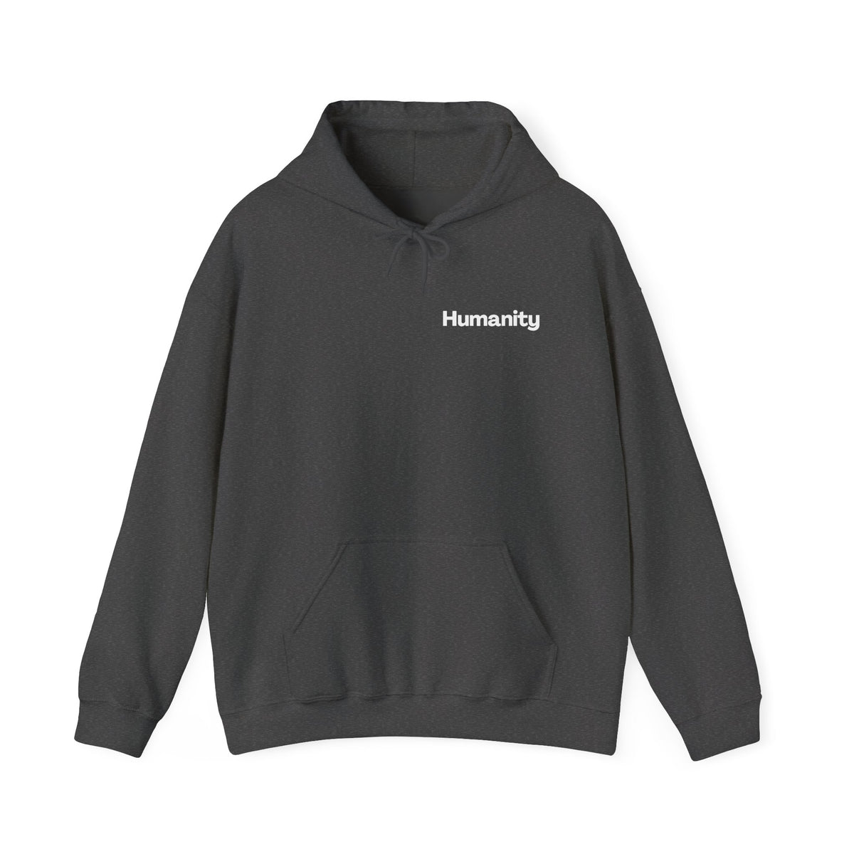 Humanity Hoodie — "I Am Because We Are" Back Print Community Graphic Hoodie
