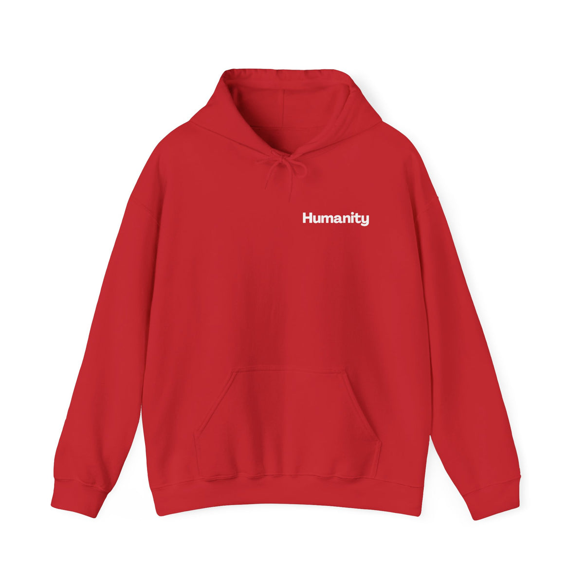 Humanity Hoodie — "I Am Because We Are" Back Print Community Graphic Hoodie