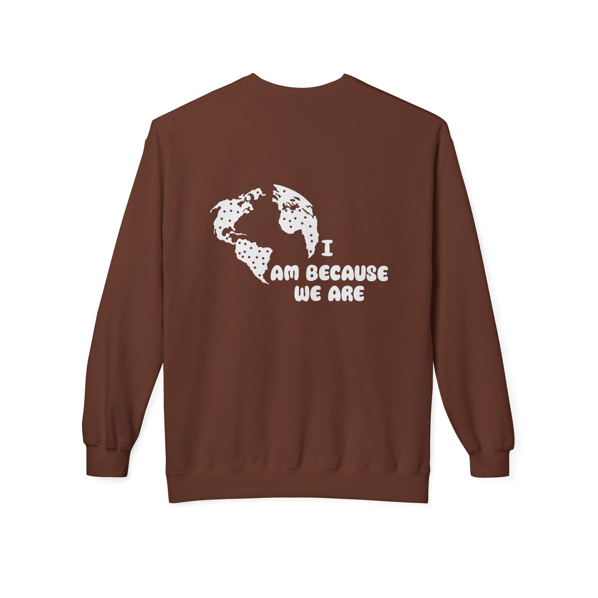 Humanity Crewneck Sweatshirt — Minimalist Black Pullover with 'Humanity' Chest Print