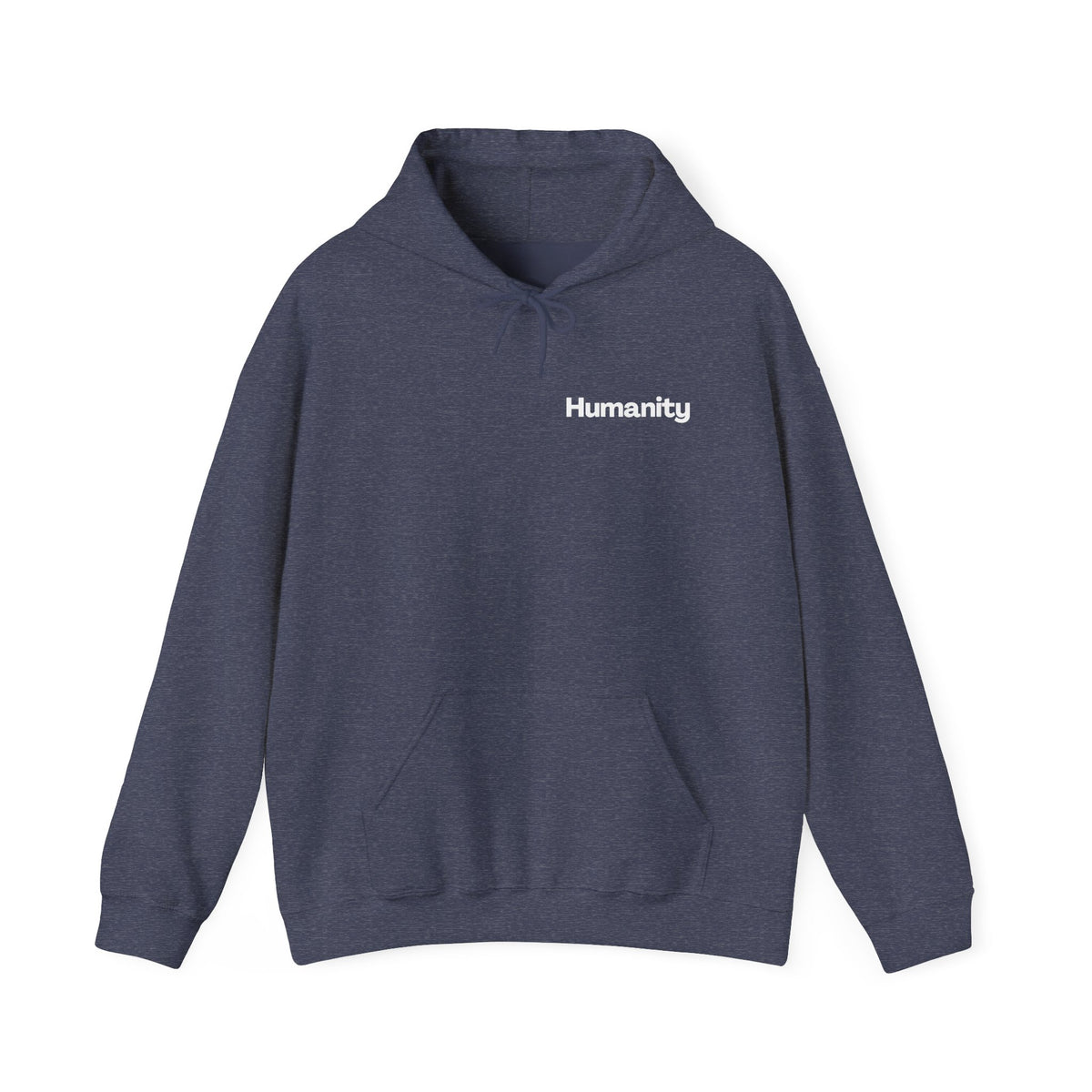 Humanity Hoodie — "I Am Because We Are" Back Print Community Graphic Hoodie